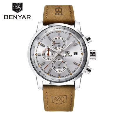 

BENYAR Fashion Chronograph Sport Mens Watches Top Brand Luxury Quartz Watch Reloj Hombre 2017 Clock Male hour relogio Masculino