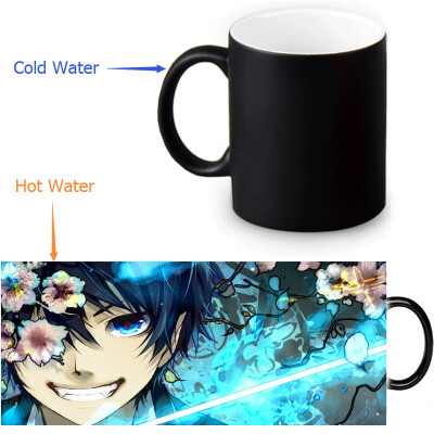 

Ao no Exorcist 350ml12oz Heat Reveal Mug Color Change Coffee Cup Sensitive Morphing Mugs Magic Mug Milk Tea Cups