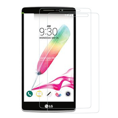 

GiGiboom 2piece Закаленное стекло Screen Protector для LG G Stylos LS770 Bubble Free Case Friendly Anti Scratch