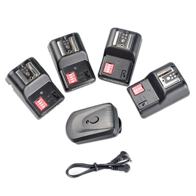 

WANSEN 16 Channels 4 Receivers FM Radio Wireless Remote Speedlite Flash Trigger 83136