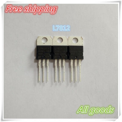 

10pcslot Free shipping Super cheap sale 7812 new environmentally-made large current L7812 L7812CV TO-220 good quality