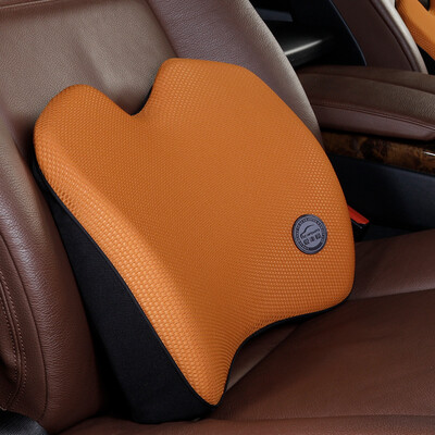 

ICAROOM car waist memory foam car waist back cushion lumbar pillow office sofa pillow I-605MS-CH vitality orange