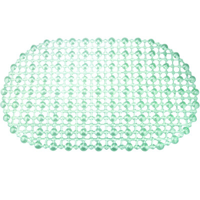 

Lizi bathroom mat mat garden transparent water pearl mat PVC bathroom mat bathroom mat 6835cm green