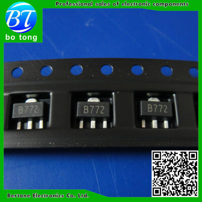 

Free shipping 1000pcs/lot 2SB772 B772 SMD SOT-89 PNP