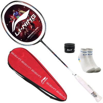 

Li Ning LI-NING badminton racket 5U ultra-light series single storm WS500 blue blue already threaded