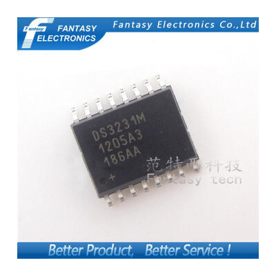 

5PCS DS3231M SOP16 DS3231 SOP 5ppm I2C Real-Time Clock new and Original free shipping