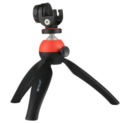 

PULUZ Pocket Mini Tripod Mount with 360 Degree Ball Head & Phone Clamp for SmartphonesRed