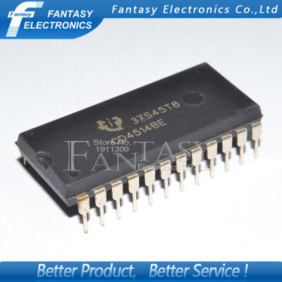 

5PCS CD4514BE DIP14 CD4514 DIP new and original IC free shipping