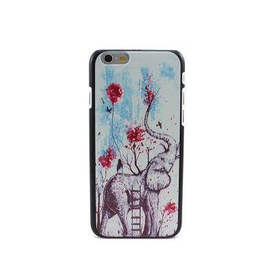 

Trendy Gothic Punk Cartoon Pattern Phone Back Case Cover Skin For iPhone 6 4.7" - Elephant