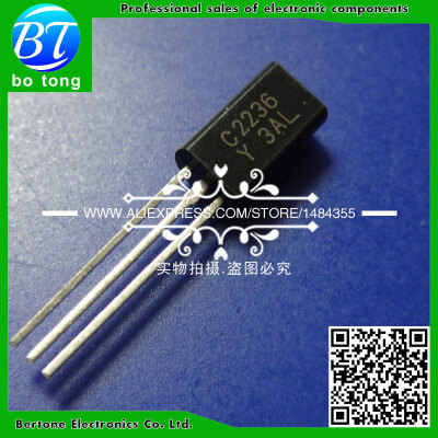 

Free shipping 200PCS 2SC2236 C2236 NPN Transistor TO-92L 30V 15A Triode Transistor Power