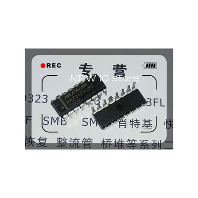 

100pcs MAX232ACPE MAX232 DIP interface driver receiver transceiver