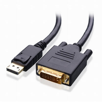 

Huayuan 6 Feet 18 M Black DisplayPort Male to DVI Cable Male