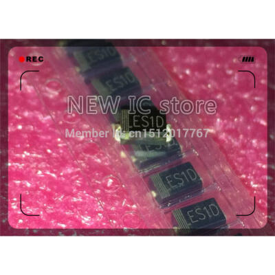 

1000pcslot 1A 200V Fast Recovery Diode Rectifier SF14 ES1D DO-214AC SMD diode Main IC two transistor integrated circuits