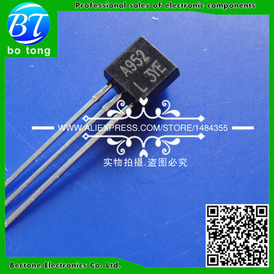 

Free shipping 50pcs / LOT transistor 2SA952 A952 PNP 30V 0.7A TO-92