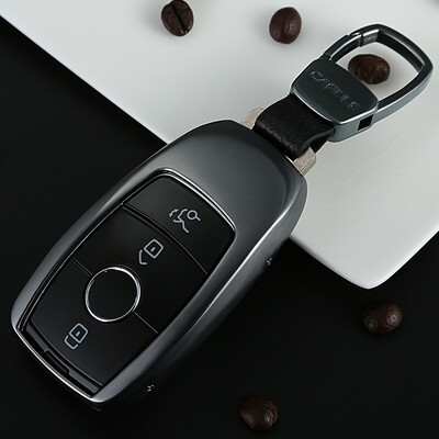 

Carlisle Mercedes-Benz car key case Viano V-class GLKGLCGLAS-classE-classC200L key ring buckle chain shell smart B gray