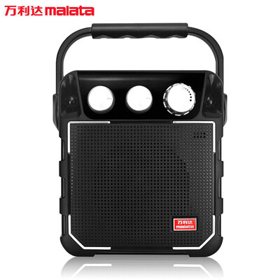 

Malata Bluetooth speaker outdoor portable portable square dance stereo sound card U disk X03 black