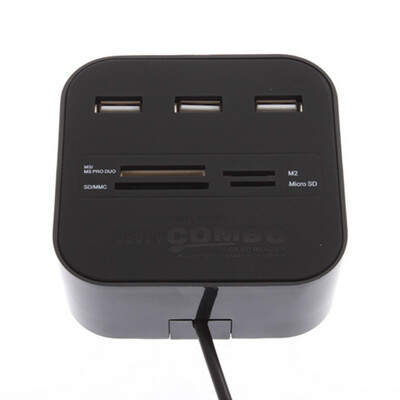 

все в один мульти - кард - ридер с портами USB 2.0 - комбо 3 для SD / MMC / м2 / MS