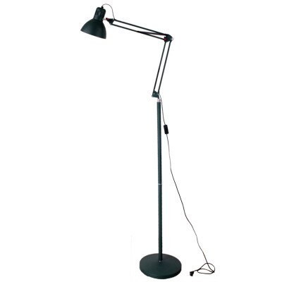 

【Jingdong Supermarket】 Road far bright eyes LED floor lamp 5W warm light living room bedroom study modern simple work reading floor lamp ML2027H dark green