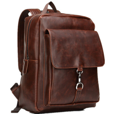 

Новый кожаный рюкзак рюкзак Корейский модный мужской рюкзак Vintage Crazy Horse Daypack Bag