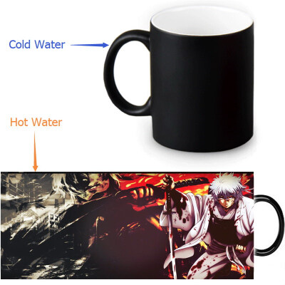 

GINTAMA Morphing Mug Color Change Tea Cup Magic Milk Coffee Mug