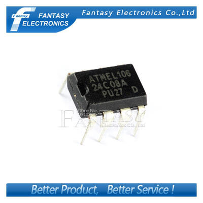 

10PCS AT24C08AN-PU27 DIP8 AT24C08 DIP AT24C08AN 24C08 new and original IC free shipping