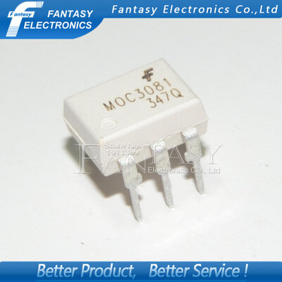 

50PCS MOC3081 DIP6 DIP new and original IC free shipping