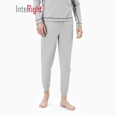 

INTERIGHT home service mens cotton trousers pajamas pajamas home service navy blue L