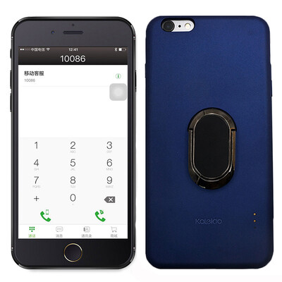 

Kaleido Kaleido Gemini Double Cartoon Mobile Shell Apple Card Dual Card Dual Standart Artifact Ring Version Applicable to iphone6s Blue