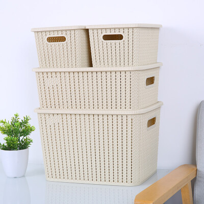 

Youjia storage box plastic storage box book clothing storage box wardrobe storage box finishing box desktop storage box U-6185