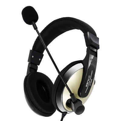 

SENICC ST-2688 headset computer headset with microphone headset double plug Turkey ho gold