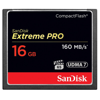 

SanDisk (SanDisk) скорость 16GB чтения 160MB / s скорость записи 150MB / s Экстремальный Ультра скорость CompactFlash карты UDMA7 CF карты