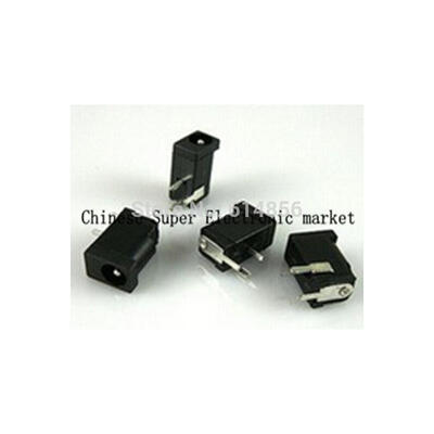 

100PCS DC Power Jack Socket 11 x 35 mm Black