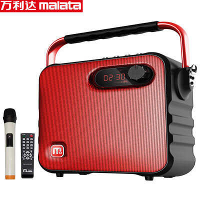 

Портативный портативный динамик Malata Y6 с поддержкой Bluetooth Store Square Dance Audio 6.5 inch Red