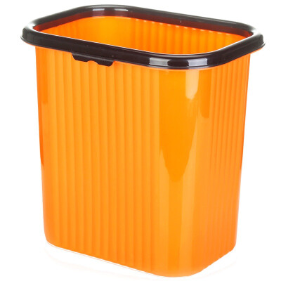 

Ailaiya (ailaiya) square crimping plastic trash cans / sanitary drums / storage barrels orange LF1327