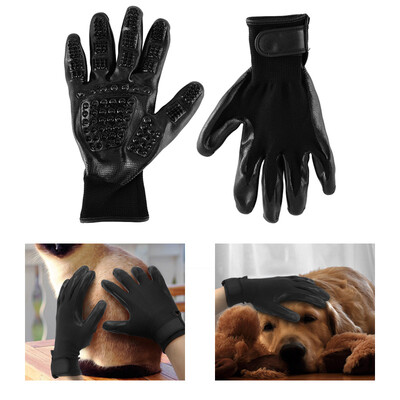 

Одна пара ухода за домашними животными Deshedding Gruve Brush Pet Hair Remover и инструмент для массажа для собак Уход за волосами для волос и массаж