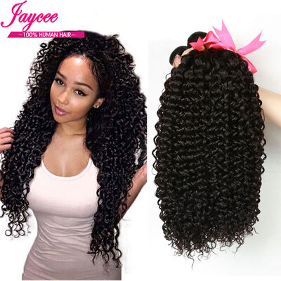 

Ali Moda Hair Brazilian Curly Hair 3 Bundles 7A Grade&100 Unprocessed Brazilian Virgin Hair Weave Extensions Natural Black Ha