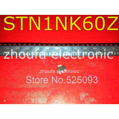 

50pcs/lot STN1NK60Z 1NK60Z SOT-223