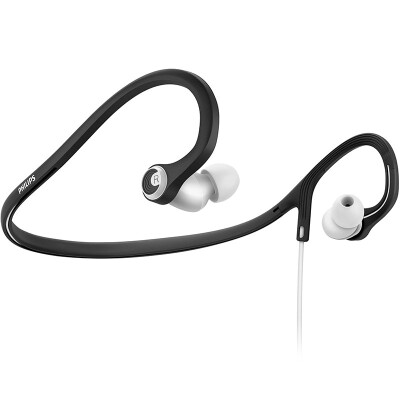 

Philips PHILIPS SHQ4305WS rear hanging sports headset big brand sound good anti-sweat splash water light design hands-free call