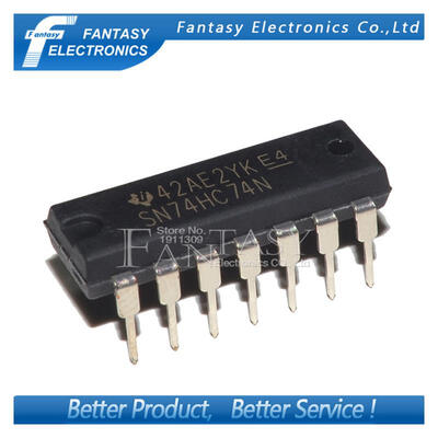 

10PCS SN74HC74N DIP14 SN74HC74 DIP 74HC74 new and original IC free shipping