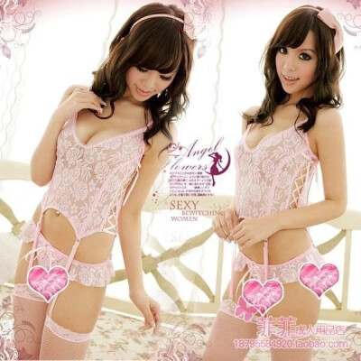 

Sexy Lingerie Babydoll Nightdress Women Garter Sleepwear Sexy Lace Dress