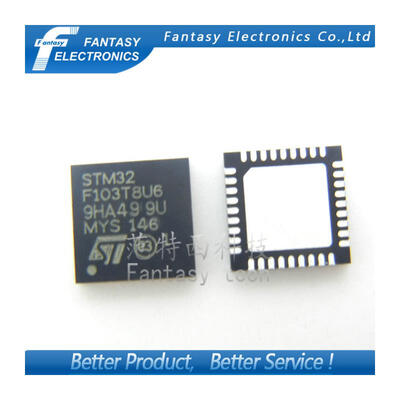 

10PCS STM32F103T8U6 QFN36 QFN ARM new&original IC free shipping