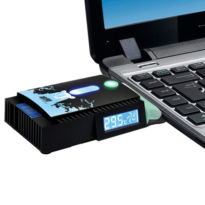 

Overclocking three PCCOOLER ice camp notebook radiator ventilation type smart radiator suction type 1415617 inch USB power supply