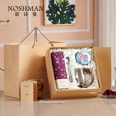 

Norseman wedding gift to send girls Valentines Day romantic birthday gift girlfriend colleagues friends creative gifts Luo Shi flower house rose tea wedding gi