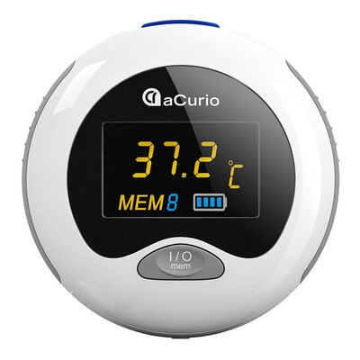 

ACURIO AT-601 Инфракрасный термометр LCD Цифровой детский термометр для ушей -White