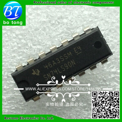 

25pcslot 74LS90 SN74LS90N SN74LS90 DECADE COUNTER DIP-14 Best quality