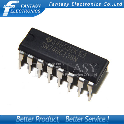 

10PCS SN74HC138N DIP16 SN74HC138 DIP 74HC138N 74HC138 new&original IC free shipping