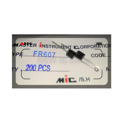 

Free Shipping 100pcs FR607 6A 1000V Fast Recovery Diodes R-6