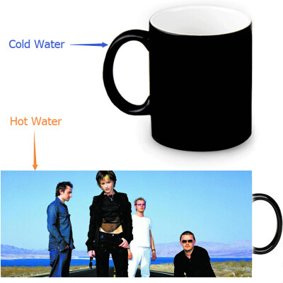 

The Cranberries 350ml12oz Heat Reveal Mug Color Change Coffee Cup Sensitive Morphing Mugs Magic Mug Milk Tea Cups
