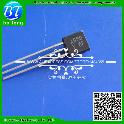 

100pcs/lot 2SA950-Y 2SA950 A950 TO-92 Free shipping