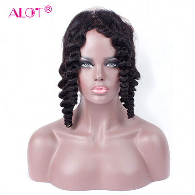 

Alot 360 Lace Frontal Closure Бразильская свободная волна 22 * ​​4 * 2 размера 360 Кружева Фронтальные волосы Virgin с детскими волосами